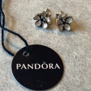 PANDORA SS Cherry Blossom Earrings